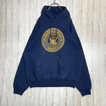 SOFFE US NAVY 미국제 빅 루즈 맨투맨 후드티 L 사이즈