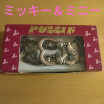 디즈니 캐스트 퍼즐 지혜의 고리 미키 & 미니 하트