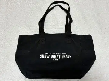 IVE SHOW WHAT I HAVE 블랙 토트백