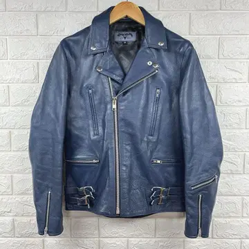 black market 666 더블 라이더 자켓 롱 36