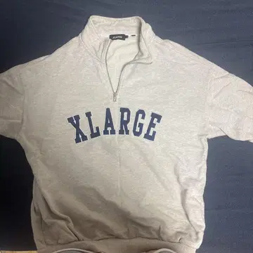 XLARGE 그레이 풀오버 트레이닝복