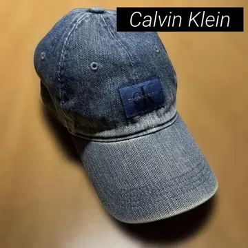 Calvin Klein 블루 데님 캡 대만제