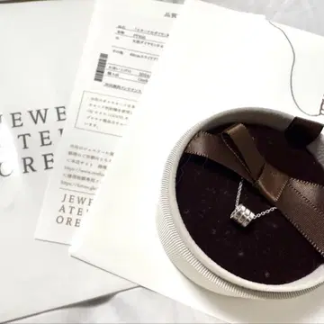 오레피체 이터널 다이아 목걸이 플라티나