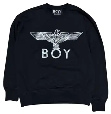 BOY LONDON 이글 프린트 크루넥 맨투맨