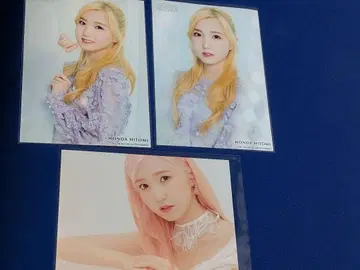 3세트 귀중 IZ*ONE 혼다 히토미 브로마이드 엽서 K-POP 아이돌