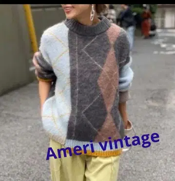 Ameri vintage 오버 사이즈 니트