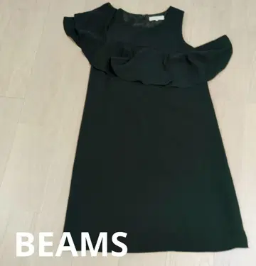 B:MING 다크 그린 프릴 원피스 M