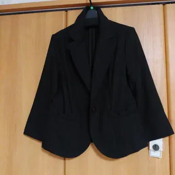 귀여운 포켓 리본 블랙 테일러드 자켓 미사용 새상품