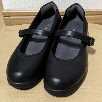 fuwaraku 23.5cm EEEE 블랙 펌프스 낮은 힐