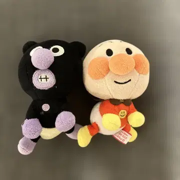 아기 호빵맨 세균맨 봉제 인형 세트