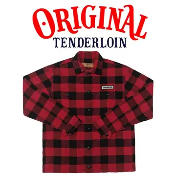 S 사이즈 TENDERLOIN 버팔로 자켓 빨간색 텐더 로인