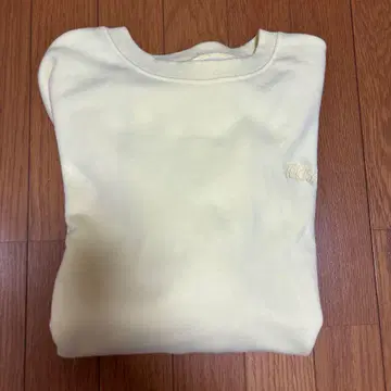 두근거림 컬러 맨투맨 (레몬)