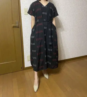 기모노 리메이크 원피스 모델 158cm 45kg L~LL 사이즈