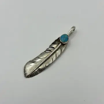 Arizona freedom 터콰이즈 페더 탑 목걸이