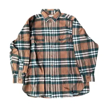 90s L.L.Bean 샤모어 셔츠 브라운 레어 샤모어