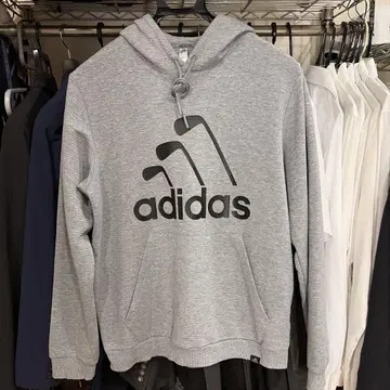 adidas 골프 아이언 로고 후드티 후디