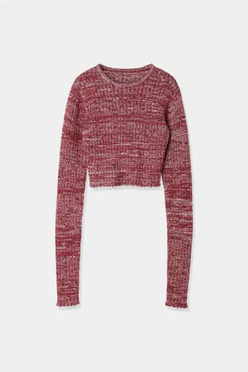 louren mix color short knit/ 베리