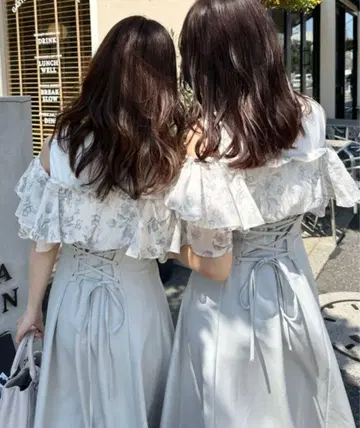 MAJE 마제스틱 레곤 원피스 그레이