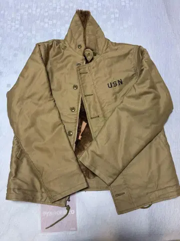[ 새상품급 ] 휴스턴/N-1 덱 자켓 U.S.N. 스텐실