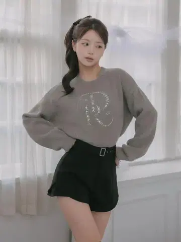 Darich DR 비쥬 볼륨 리브 니트