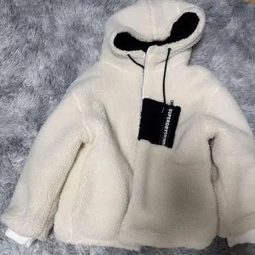 SUPERDRY 플리스 자켓 L 아이보리