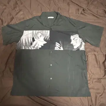 그라니프 HUNTER x HUNTER 빅 실루엣 오픈 카라 셔츠 XL
