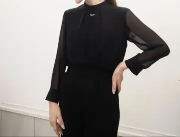 블랙 포멀 팬츠 셋업 관혼상제