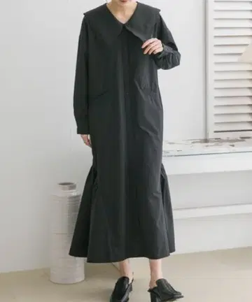 웨이브 컬러 원피스