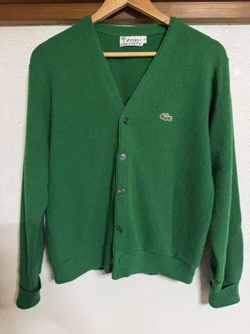 IZOD LACOSTE 그린 가디건 S 사이즈