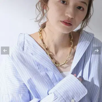골드 링크 체인 목걸이