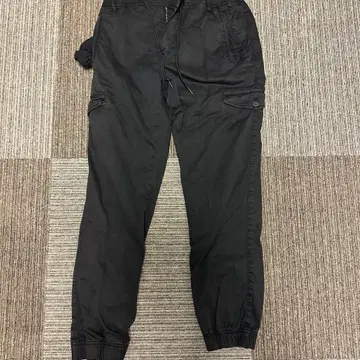 ZARA 블랙 카고 팬츠 S