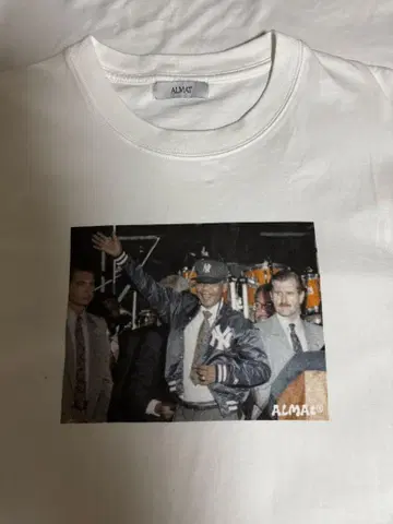 ALMAT 포토 티 화이트 빅 사이즈