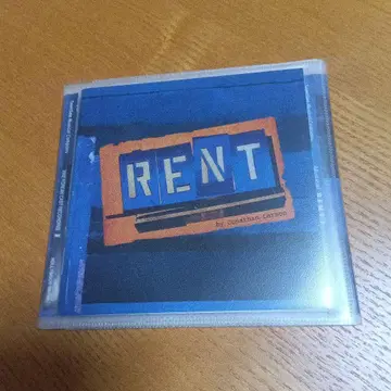 뮤지컬 RENT 한국판 사운드 트랙 CD