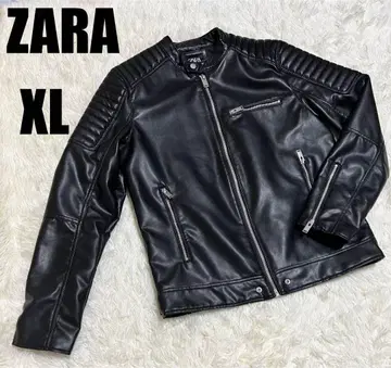 [ 새상품급 ] ZARA 자라 싱글 라이더 자켓 사이즈 XL 44