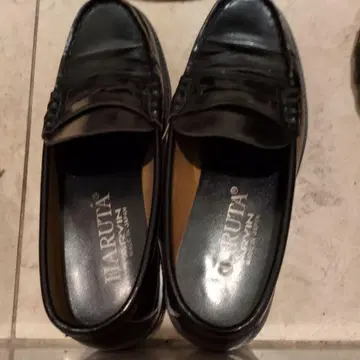 HARUTA 로퍼 블랙 일본제