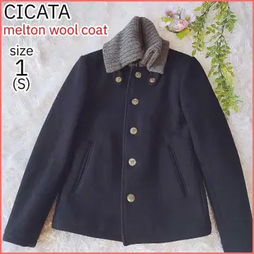 [새상품급] CICATA 멜톤 울 코트 P코트 돈키 자켓 시카타