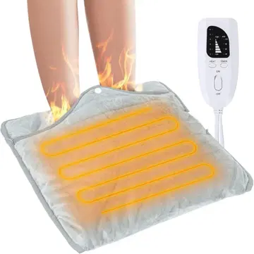 풋 워머 전기 발 온열기 발밑용 Ninonly 발밑 히터 발 온열기 양면