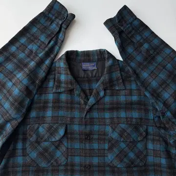 펜들턴 보드셔츠 체크 빈티지 60s XL