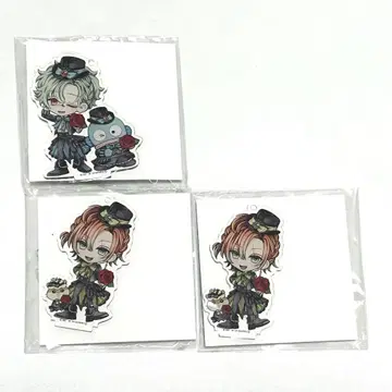 악마성 고양이 산리오 콜라보 아크릴 키링 하나마루 테디