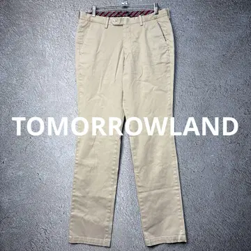 TOMORROWLAND 일본제 치노 팬츠 베이지 슬랙스 46