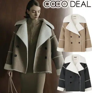 [택 포함 새상품] COCO DEAL 보아 본딩 블루종 사이즈 1