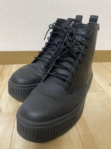 푸마 디너 부츠 가죽 23.5cm