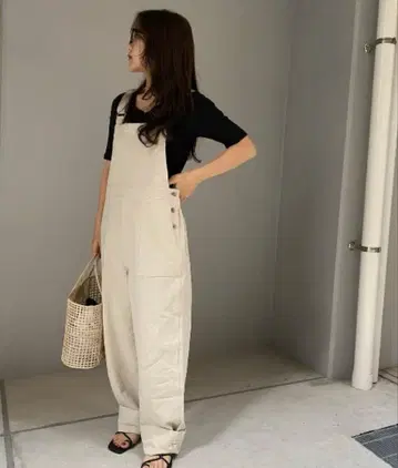 DOUX ARCHIVES 린넨 오버롤