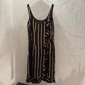ANNASUI 스팽글 캐미 원피스
