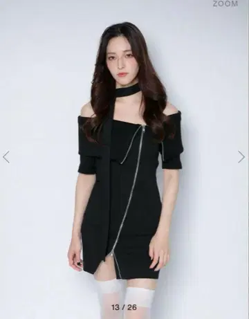 meltthelady 집업 원피스 원피스 블랙 블랙