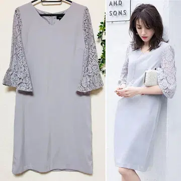 새상품 GIRL LL 사이즈 경사 원피스 결혼식
