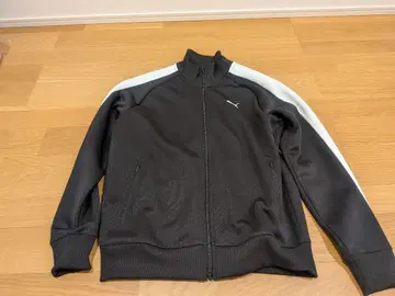 PUMA 블랙 집업 자켓 팬츠 셋업 L