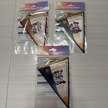 도쿄 디즈니 리조트 디즈니 호텔 가랜드 40주년 3개 세트