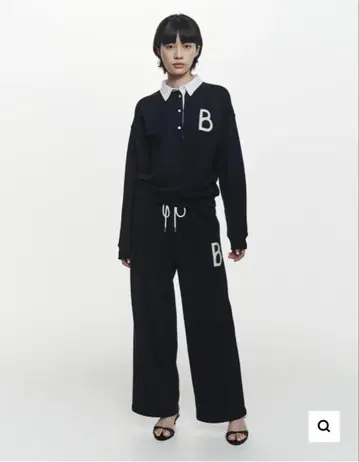 Bibiy 네이비 피케 셔츠 M 새상품