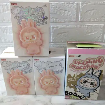 라부부 POP MART 정품 빈 박스 상자만 마카롱 4개 Labubu
